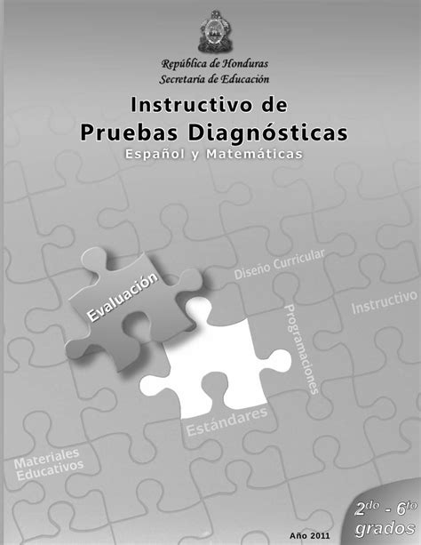 PDF Instructivo deInstructivo de Pruebas Diagnósticas Español