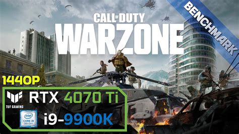 Call Of Duty Warzone Benchmark 1440p Rtx 4070 Ti I9 9900k