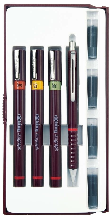 Rotring Isograph Junior Set - 0.20mm/0.40mm/0.60mm | S0699340 | The Online Pen Company