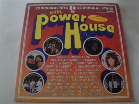 K Tel Power House 20 ORIGINAL HITS 2O ORIGINAL STARS VINYL LP ALBUM