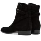 Saint Laurent Wyatt Jodhpur Boot Black Suede End