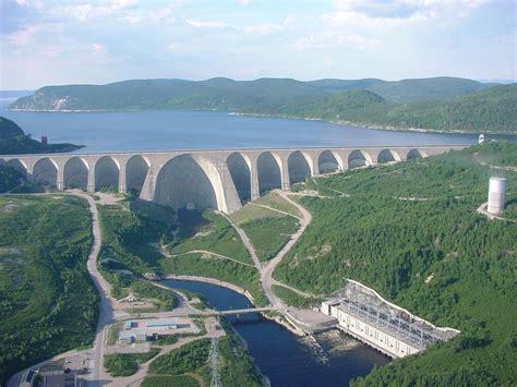 Manic 5barrage Hydroélectrique Québeccanada Canada Tourism Quebec