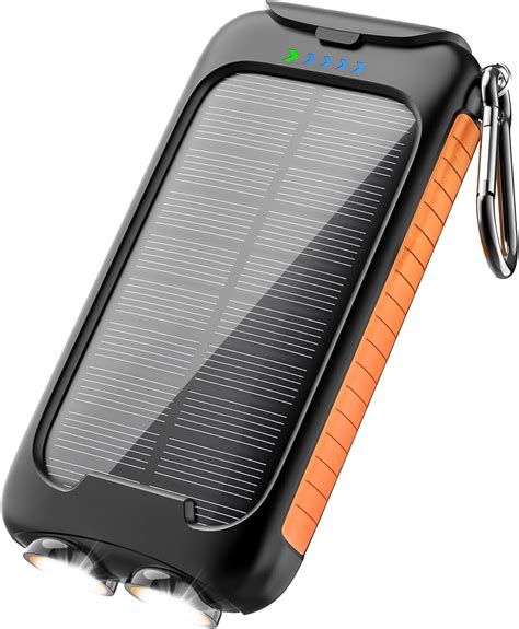 Banco de energía solar cargador solar 38800 mAh cargador portátil