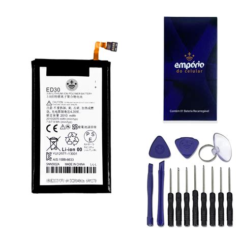 Bateria Compatível Moto G1 G2 ED30 2070 MAH X1032 XT1068