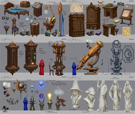 Artstation Props Neil Richards Fantasy Props 3d Fantasy Fantasy