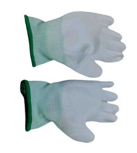 White Pu Coated Gloves Size Large At Pair In Bengaluru Id