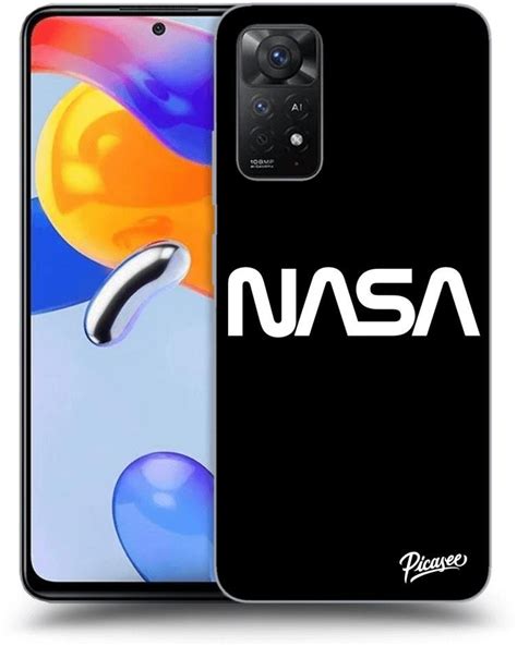 Silikonowe Czarne Etui Na Xiaomi Redmi Note 11 Pro 5G NASA Basic