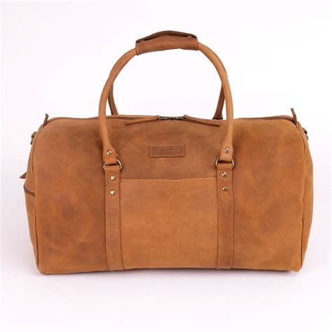 Nordbury Leather Duffle Bag Mens Leather Weekend Bag Holdalls Bag Etsy