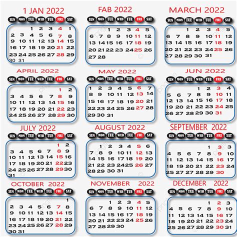 New Year Calendar Vector Hd Images Happy New Year Calendar