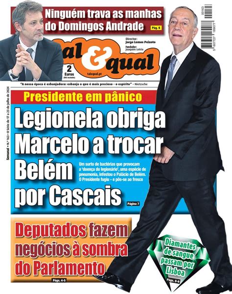 Capa Jornal Tal Qual Capa De Hoje