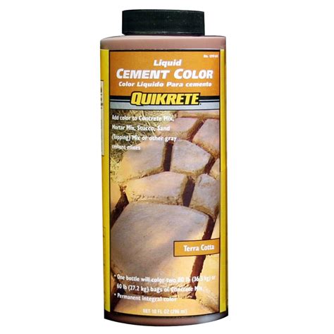 Quikrete Terra Cotta Cement Color Mix At