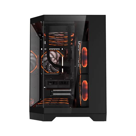 Edge Coolman Spectra Dual Chamber Matx Itx Pc Chassis Shopee