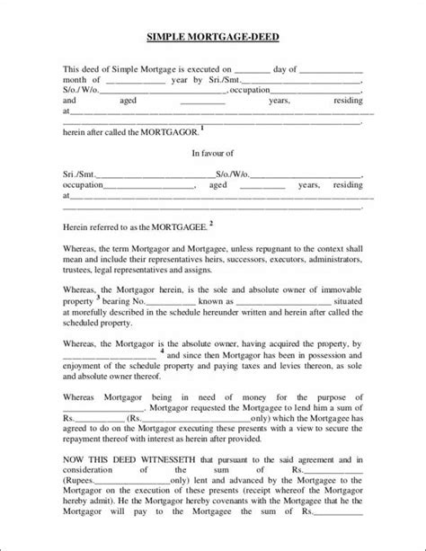 Deed Of Conveyance Sample