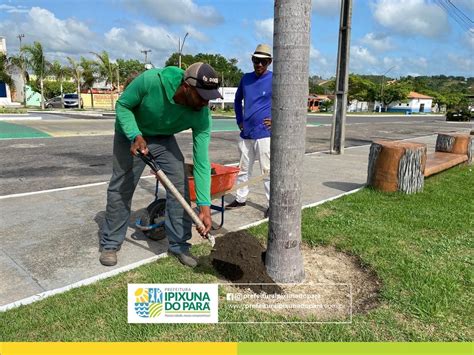 A Secretaria De Meio Ambiente Realiza Os Serviços De Revitalização