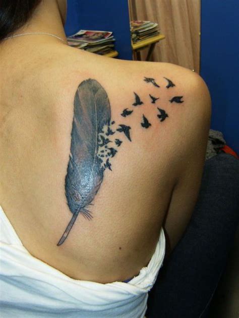 Scatter Feather Feather Tattoos Tattoos Feather Tattoo Design