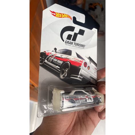 Jual Hot Wheels Gran Turismo Nissan Skyline Gtr R Putih Shopee Indonesia