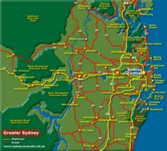 Sydney Ferries Map Sydney Australia Mappery