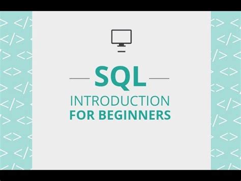 Introduction To SQL SQL Injection For Beginners Ethical Hacking