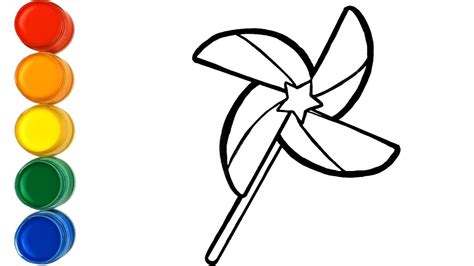 Como Desenhar Um Catavento - COMO DESENHAR UM CATAVENTO - YouTube
