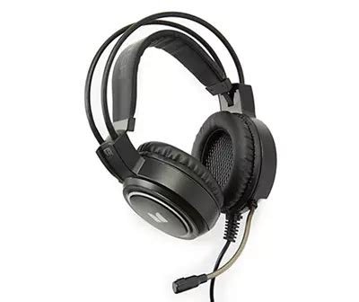 Monster Black Color-Changing LED Wired Gaming Headset | Big Lots