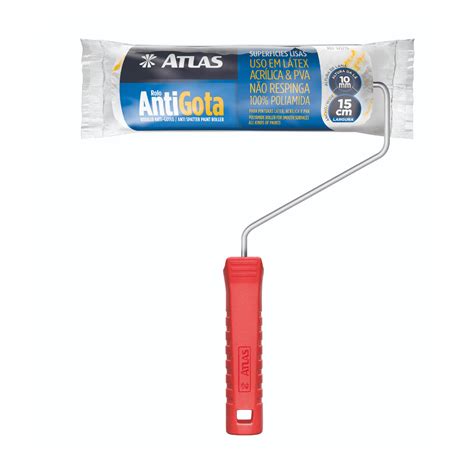 Rolo De L Para Pintura L Anti Gota Cm Atlas Cacife