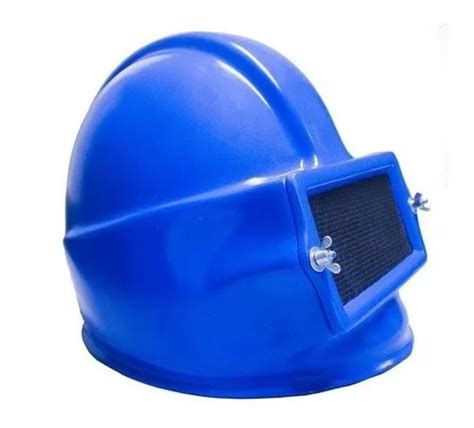 Capacete Fibra Para Jateamento Jatista Jato De Areia Frete Gr Tis