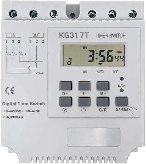 Zeitrelais Schalter 380V Smart Digital Programmierbar 3 Phasen Timer