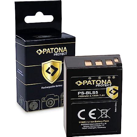 PATONA Protect V1 Bateria BLS 5 NTC Compatible Con Olympus BLS 50 E