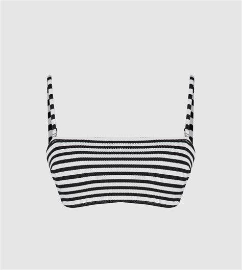 Buy Trendyol Striped Strappy Hipster Bikini Top In Multiple Colors