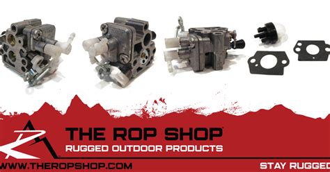 The Rop Shop Carburetor With Primer Bulb Gaskets For Zama C T S