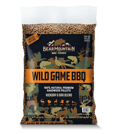 Wild Game BBQ Craft Blends® Wood Pellets – Bear Mountain BBQ