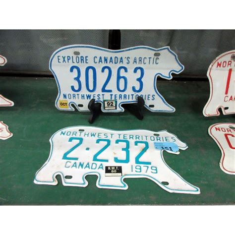 One 1979 & One 1990s NWT License Plate