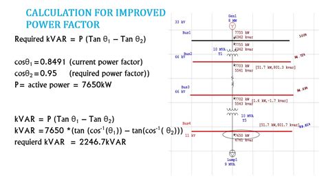 Power Factor Calculation And Improvement Correction On Etap Youtube