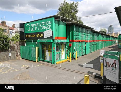 Space Station Self Storage Depot At Brentford London UK Uses