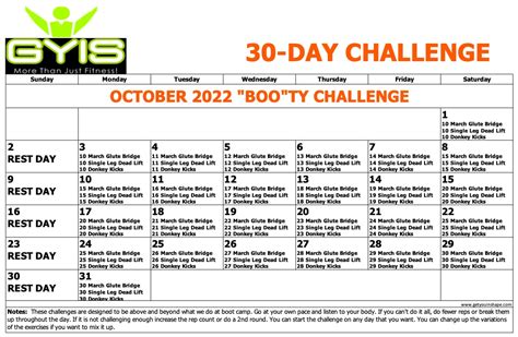 30 Day Challenge October 22 - Get You In Shape