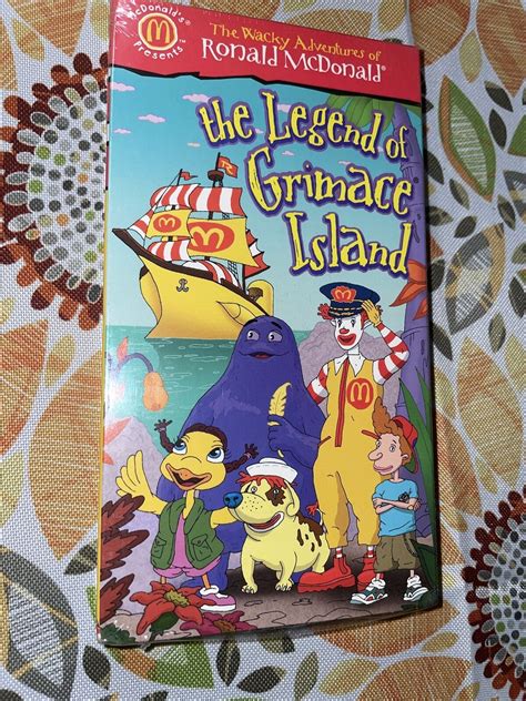 Wacky Adventures Of Ronald Mcdonald The Legend Of Grimace Island Vhs Ebay