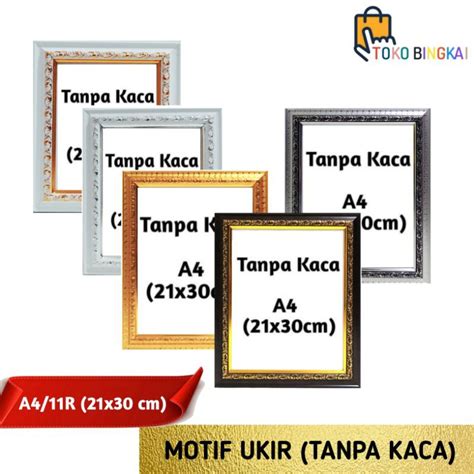 Jual Frame Foto A Tanpa Kaca Bingkai A Tanpa Kaca Pigura A X Cm