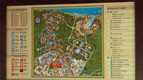 Hotel Xcaret Mexico Resort Map