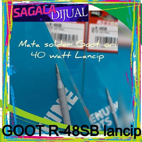 Jual Mata Solder Goot W Lancip R Sb Made In Japan Shopee Indonesia