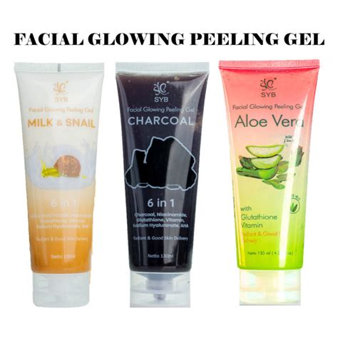 SYB Facial Glowing Peeling Gel 130ml BY JustKlik Lazada Indonesia