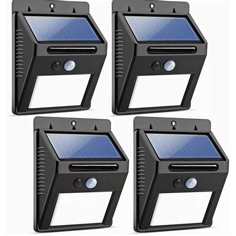 L Mpara De Luz Solar Impermeable Exterior De Pared Led Eo Safe Imports