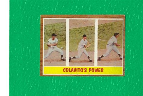 Topps Baseball Colavito S Power Ex Ebay