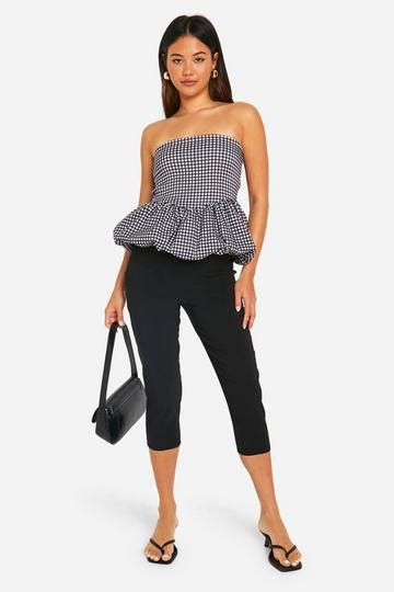 Gingham Tops For Women Boohoo Uk