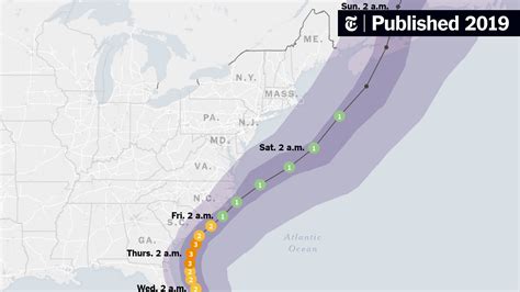 Live Maps: Tracking Hurricane Dorian’s Path - The New York Times