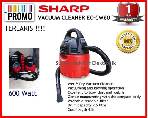 Jual Sharp Ec Cw Vacuum Cleaner Terbaik Untuk Membersihkan Kotoran