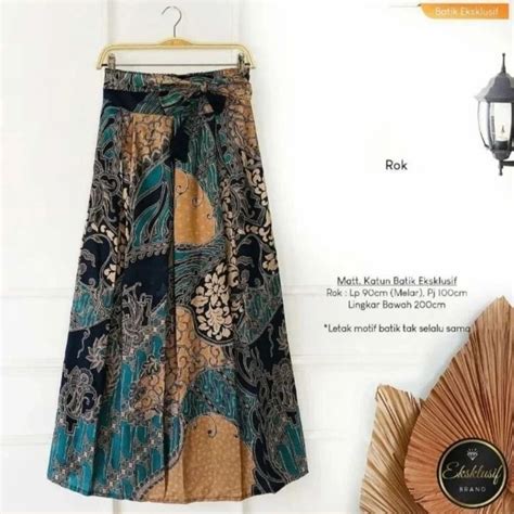 Jual Premium Rok Batik Panjang Dewasa Rok Klok Katun Halus Shopee