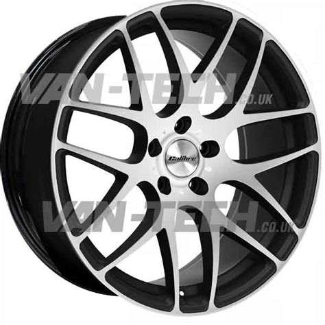 Calibre Inch Alloy Wheels Exile R Gloss Black Fit Vw Transporter T