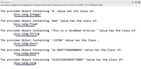 How To Use Java Object Getclass Method Liberian Geek