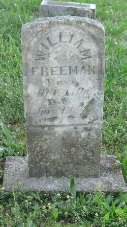 William Freeman Memorial Find A Grave