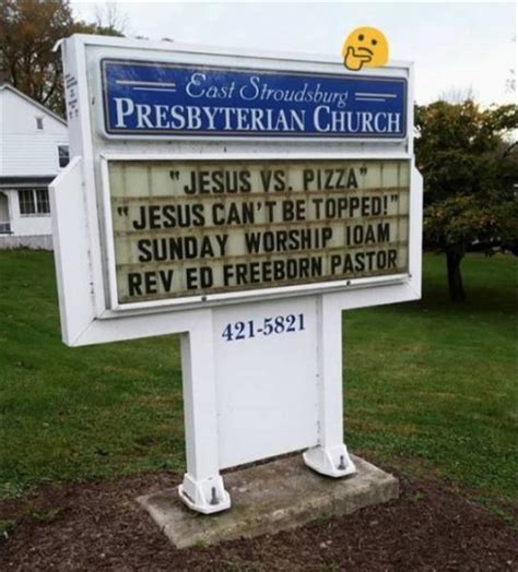 21 Funny Church Signs